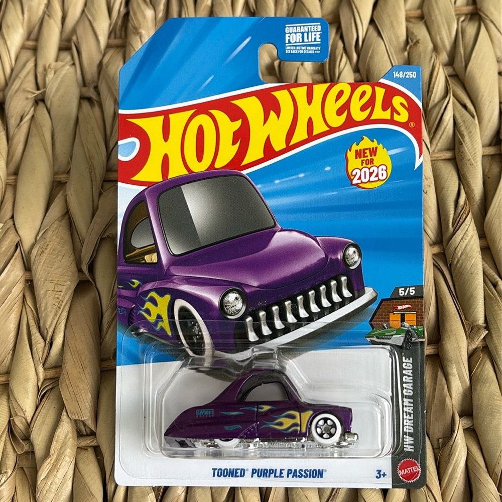Tooned Purple Passions Hot Wheels Car